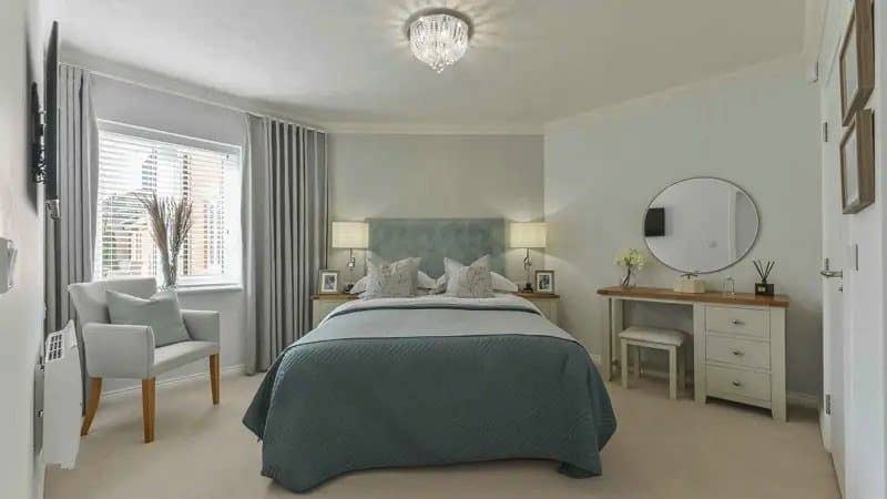Orchard Lodge Retirement Development Calne Bedroom